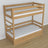 Lit superposé en chêne chêne naturel – intérieur du tiroir na matelas, chambre d'enfant