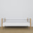 Sofa-lit en bois blanc-chêne – détails du bois et des assemblages, Nizio Home