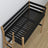 Lit mezzanine en bois noir-chêne – détails des assemblages et de l'échelle, Nizio Home