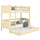 Clear Pine Wooden Bunk Bed with Mattress Drawer – Scandi Children’s Room