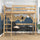 Natural Oak Loft Bed – Children’s Room, Solid Wood, Scandi Style