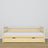 Sofa-lit avec tiroir pin incolore en bois – dimensions et schéma, Nizio