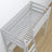 Lit mezzanine en bois gris – détails des assemblages et de l'échelle, Nizio Home