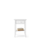Table de chevet 1S N01 Scandi en bois blanc