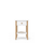 Table de chevet 1S N01 Scandi en bois blanc / chêne naturel