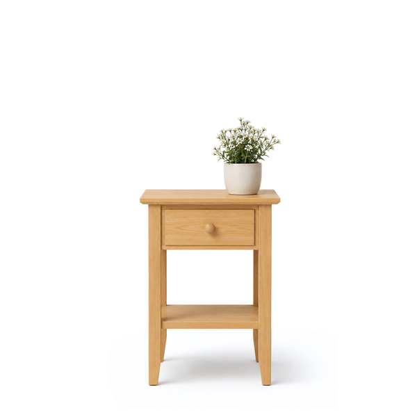 Table de chevet 1S N01 Scandi en pin pin naturel