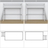 Lit mezzanine en bois gris – vue du dessus na espace couchage