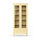Vitrine 1S 90 Scandi en pin pin incolore